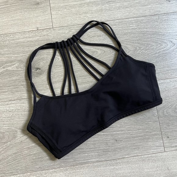 Lululemon Black Sports Bra - Picture 1 of 3